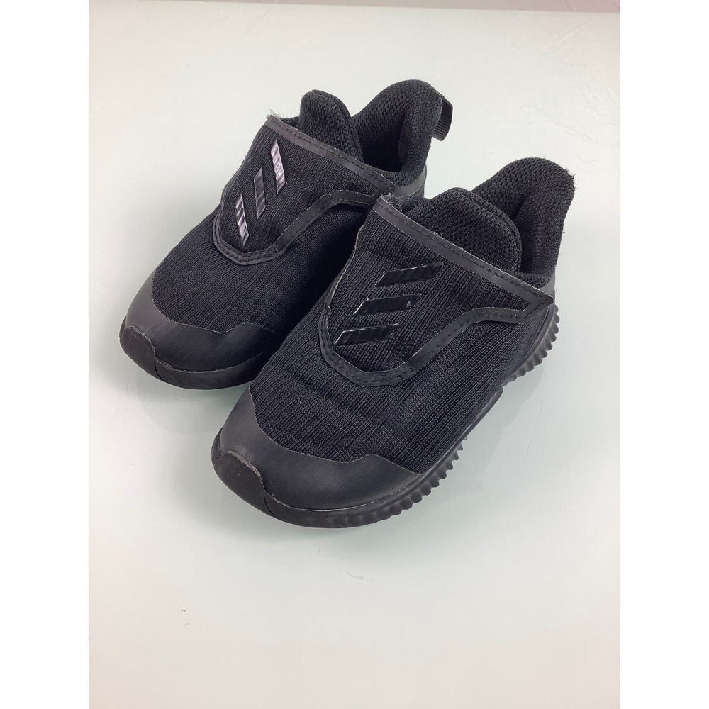 Adidas FortaRun AC easy on easy off sneakers kids SZ 8 EUC